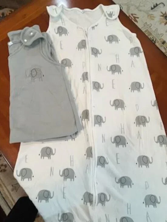 Sleep Sack Tillyou 2 Pack Baby 18 - 24 Months Swaddle Cotton Infants - Picture 1 of 7